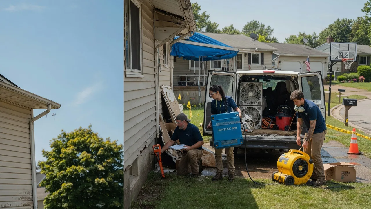 Ceiling Leak Cleanup in Long Prairie, MN near me