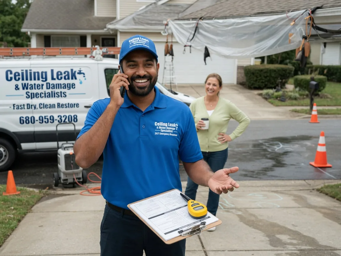 Ceiling Leak Cleanup Long Prairie, MN FAQs